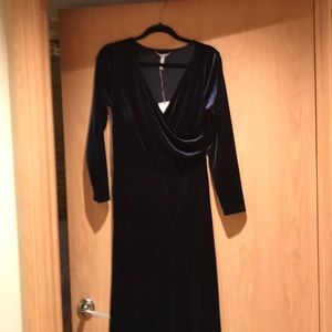 Velvet Wrap Jumpsuit